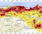 Algeria: Maps of summer 2012 wildfires available