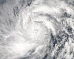 Super Typhoon Haiyan over the Philippines on 8 November 2013