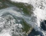 Fires in Russia seen from NASA's Aqua satellite