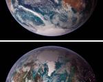 The Earth caught by NASA's satellites Terra and Aqua