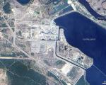 Chernobyl seen from Space in 2009