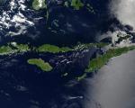 Indonesian Lesser Sunda Islands seen from space