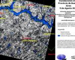 Satellite image of the flood in Buenos Aires province (Image: CONAE)