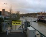 Rise of the Seine river, 26 January 2018