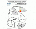 Uruguay's NDVI-based drought insurance pilot project. Map produced by GRAS or INIA