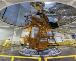 MetOp-SG-A1 satellite fixed to Ariane 6 launch adaptor, (c) esa