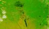 Floods in Zambia in 2003 captured by NASA’s Terra satellite
