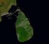 Sri Lanka seen from space (Image: ESA)