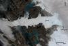 Satellite image of Jakobshavn glacier´s calving process (Image: ESA)