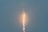 A SpaceX Falcon 9 rocket launches the SAOCOM 1B satellite. Image: Manuel Mazzanti/CONAE