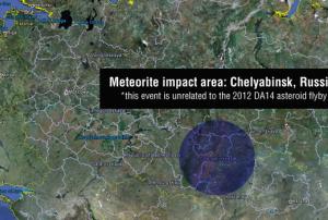 Meteorite hit Russia in February 2013