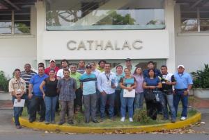 Participants of the course “Mapping and Application of GPS” offered by CATHALAC