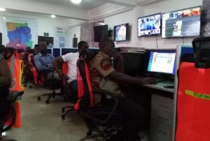 Participants at a training session as part of the Institutional Strengthening Mission.