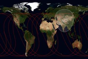 Ground track of BeiDou 2012 (Image: NASA/ Secretlondon)