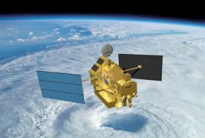 Artist Rendition of TRMM Satellite 