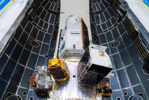 Rideshare customers integrated for the NAOS Falcon 9 mission, (c) SpaceX