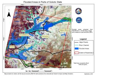 International Charter activated twice for Floods in Africa