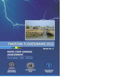 SUPARCO/FAO issue study on rapid crop damage assessment in Pakistan in 2012
