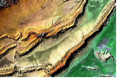 Elevation in Western China. Image: ESA.