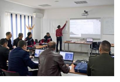 Participants during the training on flood mapping using SNAP and QGIS.